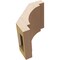 Ekena Millwork 5-inch W x 6-inch D x 6-inch H Merced Rough Cedar Woodgrain TimberThane Knee Brace, Primed BRCUR05X06X06MRCRCPR - alternate 2